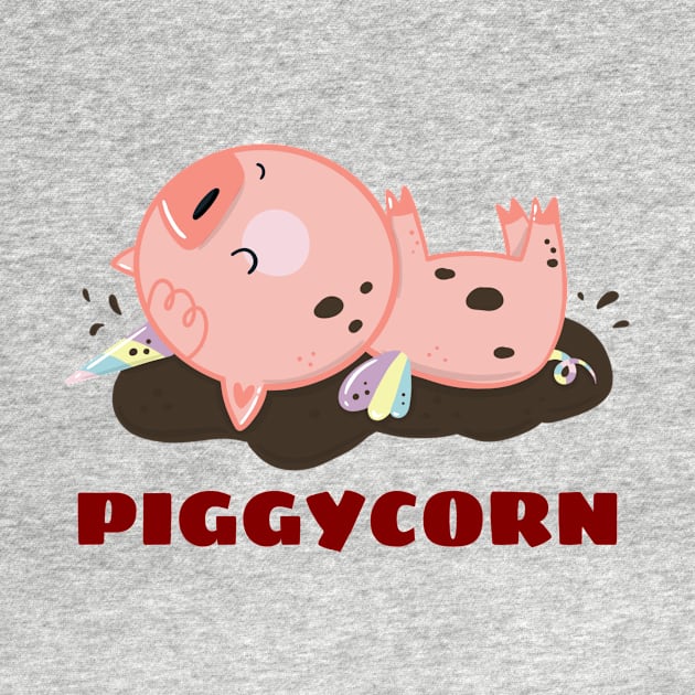 Piggycorn - Pig Pun by Allthingspunny